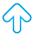 Arrow Up blue