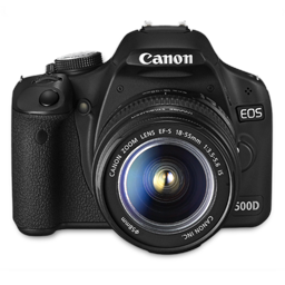 Canon 500D front up