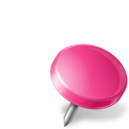 Map Marker Drawing Pin Right Pink