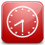 Clock red
