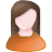 User female white orange