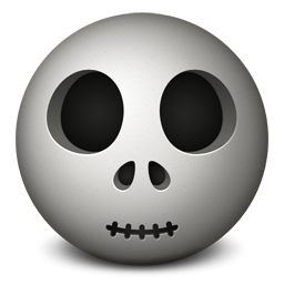 Skull emoticon