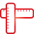 Ruler red