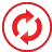 Button Synchronize red