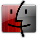 Finder red gray