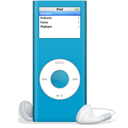 iPod nano bleu