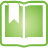Book Open Bookmark green