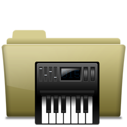 Folder Music alt Brown