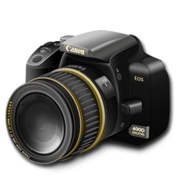 Camera Black and Gold