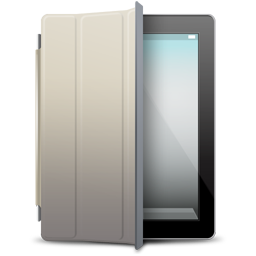 iPad 2 black beige cover