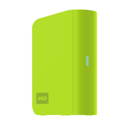 WD External HD green apple