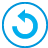 Button Rotate Ccw blue