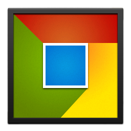 Chrome Black Frame