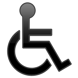 Symbol Handicap Black