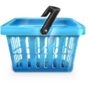 Blue Shopping Basket