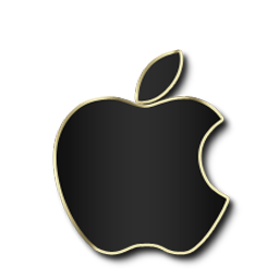 Apple Black and Gold