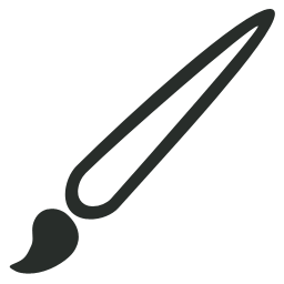 Brush outline
