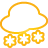 Weather Snow yellow