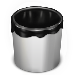 Trash White Empty
