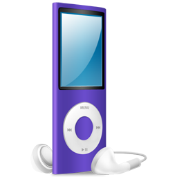 iPod Nano purple on