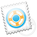 Grey Designfloat stamp