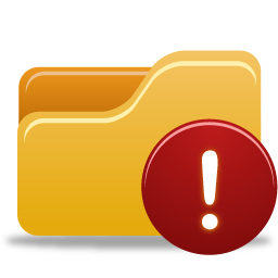 Folder Warning