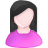 User female white pink black
