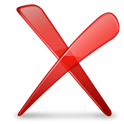Red X