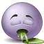Vomited emoticon