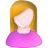 User female white pink ginger