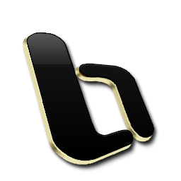 Microsoft Publisher Black and Gold