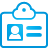 User Card blue