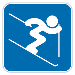 Alpine Skiing Jump