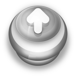 Arrow Up Button Grey