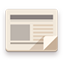 Article flat brown