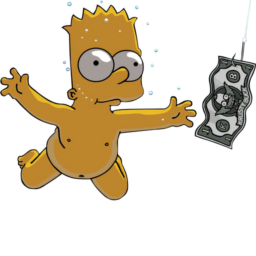 Bart Simpson Nirvana Nevermind