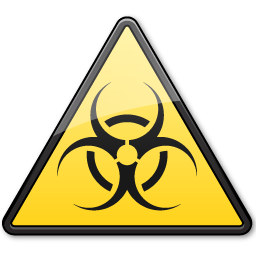 Biological Hazard Symbol Triangle