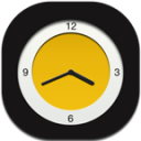 Clock Analog Flat Round