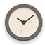 Clock flat brown