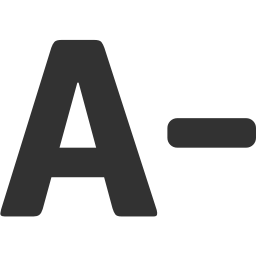 Decrease Font