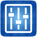 Equaliser blue