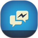 Facebook Messenger Flat Round