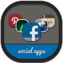 Folders Social Flat Round