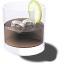 Glass Of Cola Lemon
