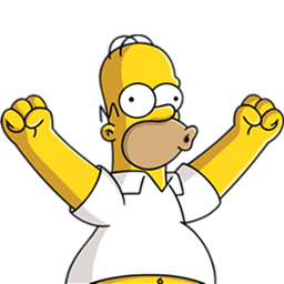 Homer Simpson Happy