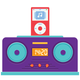 iPod Docking flat