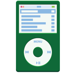 iPod flat green