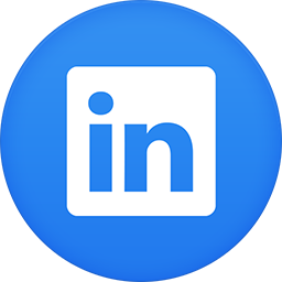 Linkedin flat circle