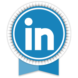 Linkedin Round Ribbon