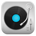 Music Record Player Blue